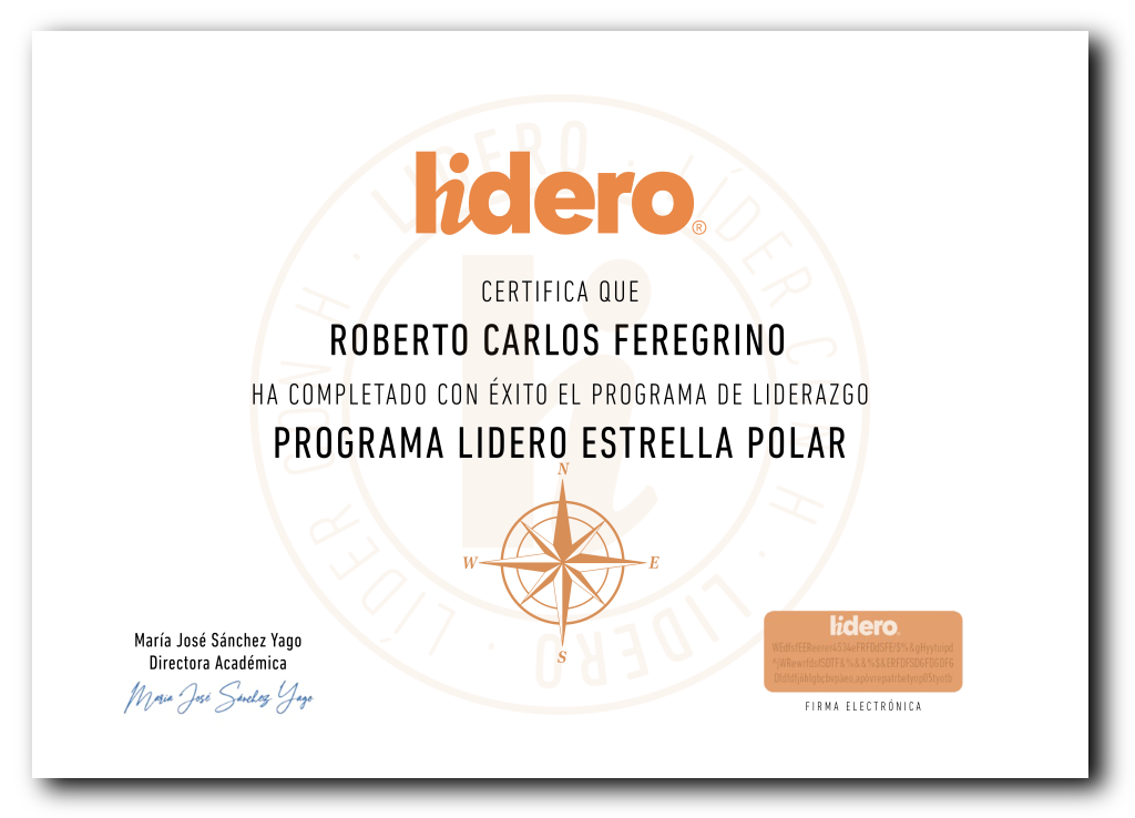 diploma curso liderazgo estrella polar